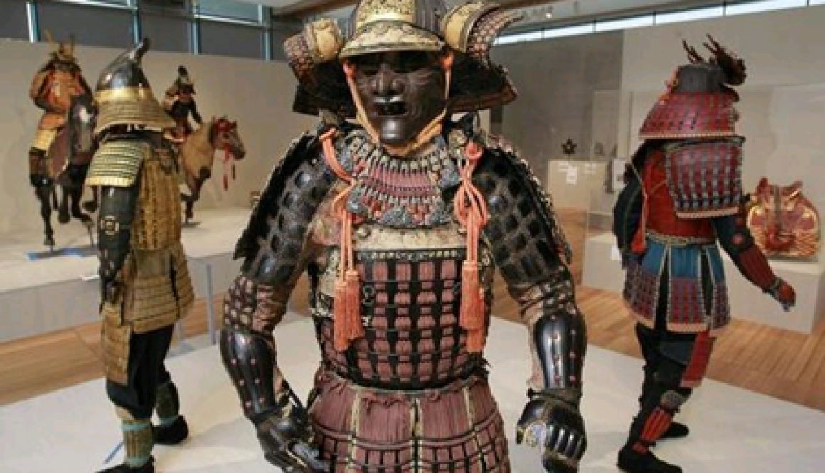 Different-style-of-samurai-armour