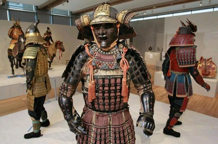 Different-style-of-samurai-armour