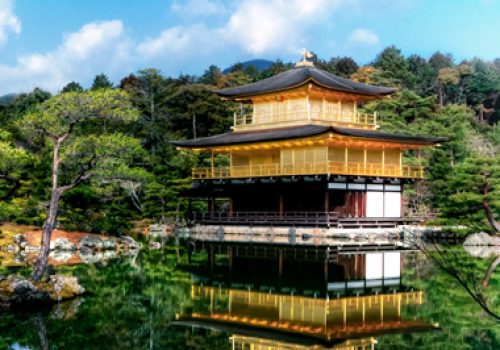 Temple-of-the-Golden-Pavilion---Muromachi-period
