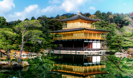 Temple-of-the-Golden-Pavilion---Muromachi-period