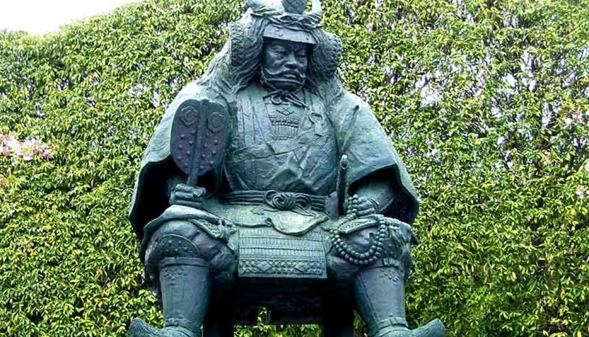 Takeda Shingen Statue in Japan