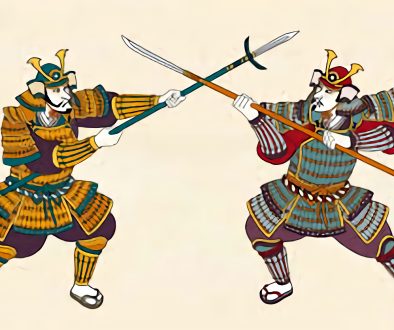 feudal japan warriors fighting