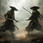 mysterious-style-samurai-battle-painting