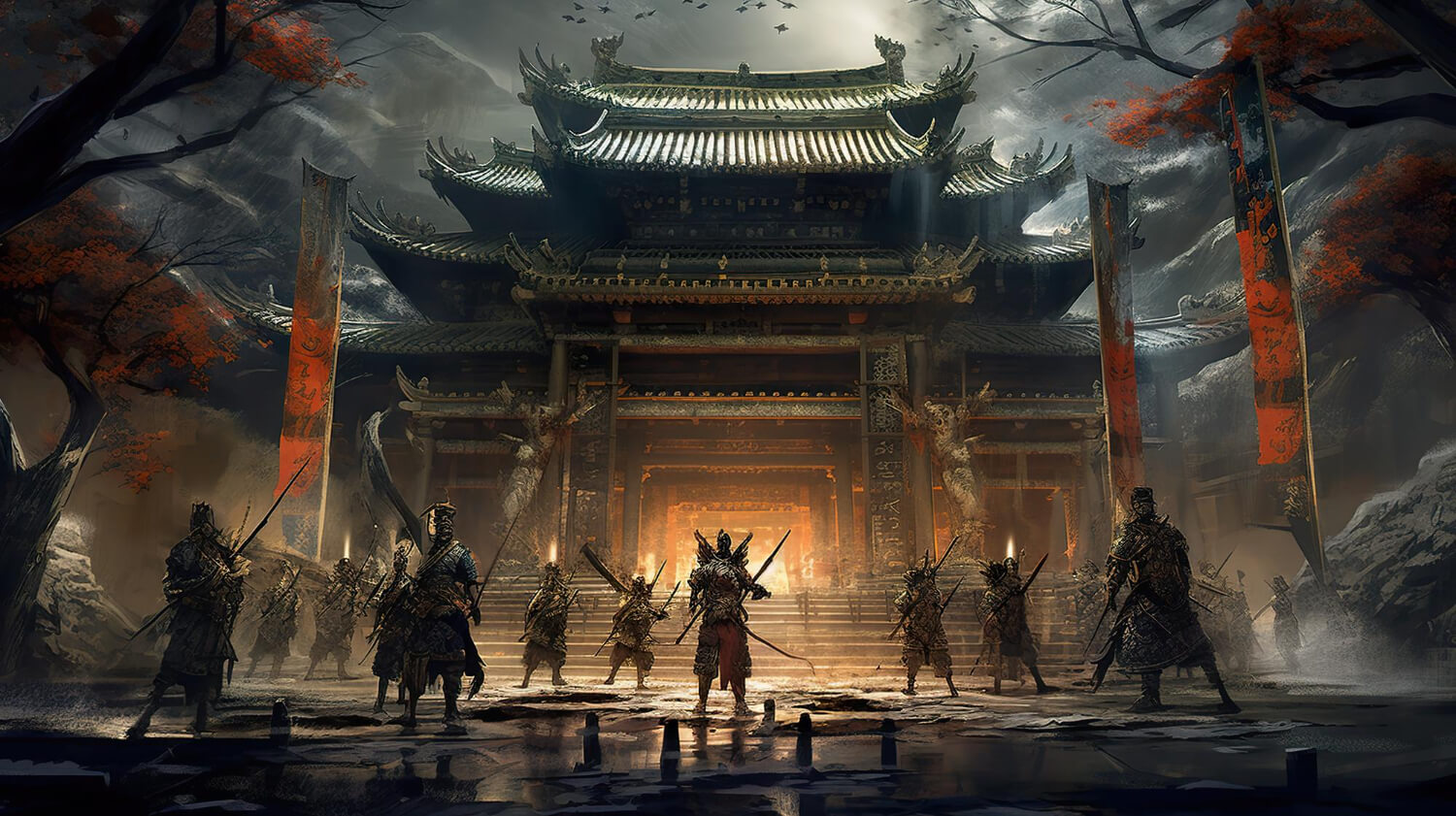 samurai-defending-temple