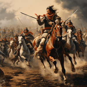 samurai-riding-horses-into-battle